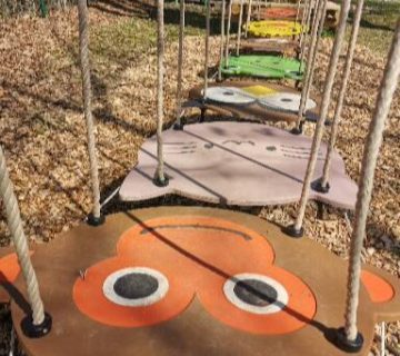 Upgrated and renovated playgroud Črnivec and Ljubno   hanging animals